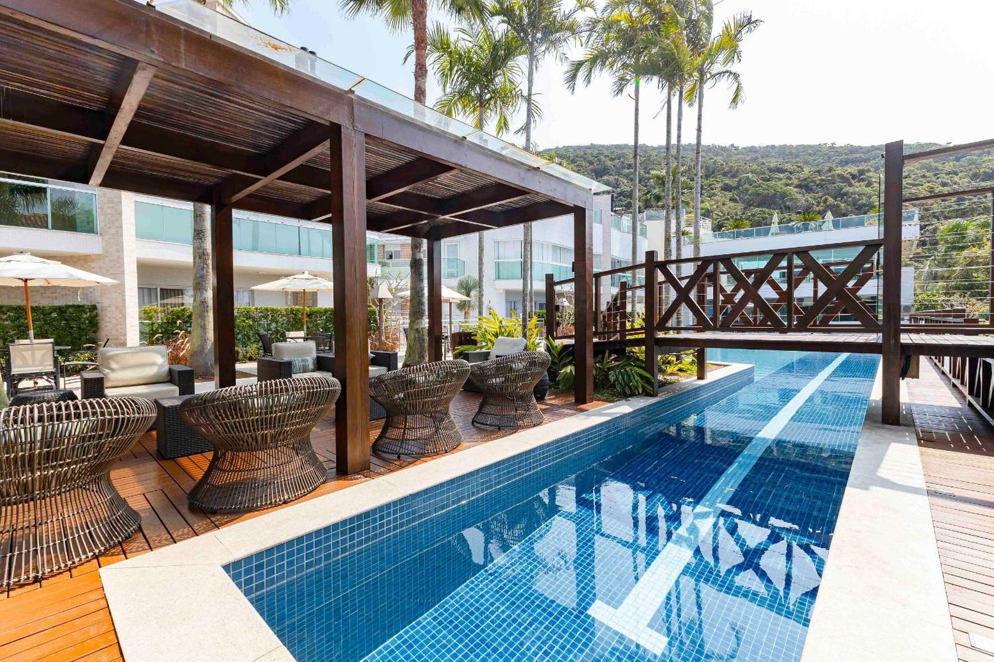 Varandas do Atlântico, Esplêndido Apartamento em Condominio Frente Mar com Piscina Climatizada - 3 quartos 6 pessoas Bombinhas Extérieur photo