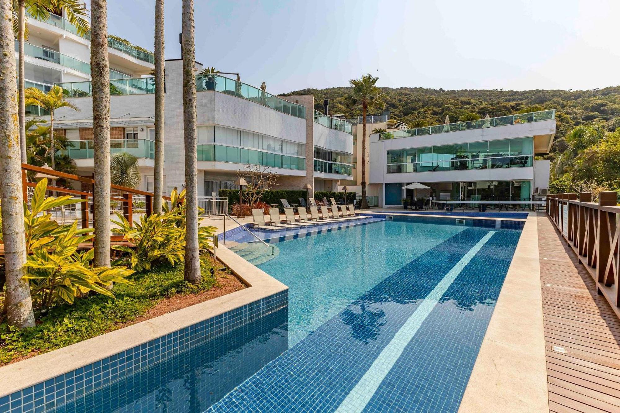 Varandas do Atlântico, Esplêndido Apartamento em Condominio Frente Mar com Piscina Climatizada - 3 quartos 6 pessoas Bombinhas Extérieur photo