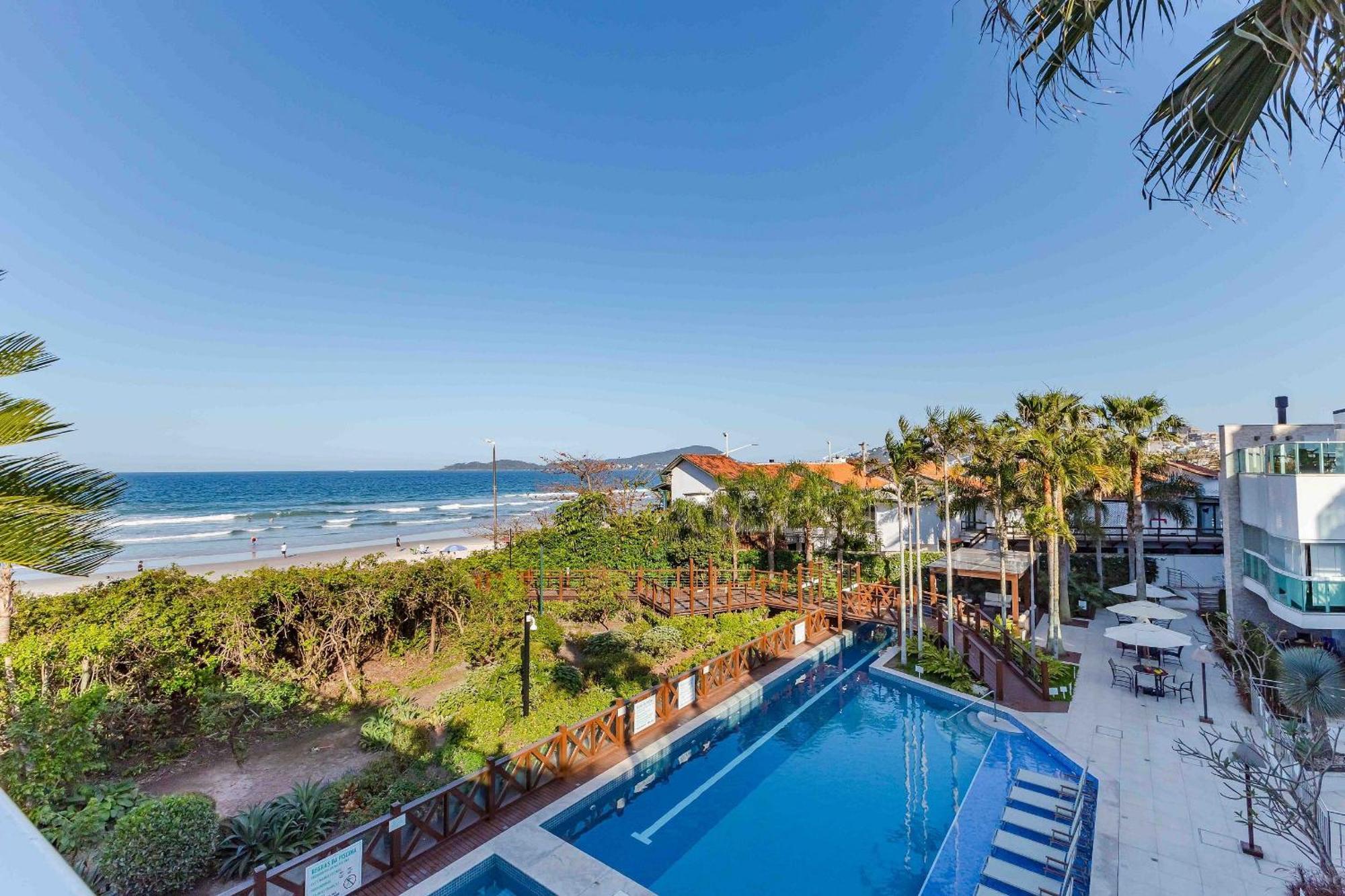 Varandas do Atlântico, Esplêndido Apartamento em Condominio Frente Mar com Piscina Climatizada - 3 quartos 6 pessoas Bombinhas Extérieur photo